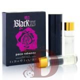 PACO RABANNE BLACK XS L'EXCES FOR WOMEN EDT 3x20ml
