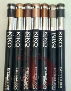 Тени KIKO 7 Цветов  Стойкие и яркие тени в автоматической ручке
