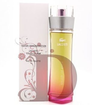 TESTER LACOSTE TOUCH OF PINK FOR WOMEN EDT 90ML