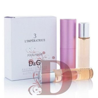 D&G 3 L`IMPERATRICE FOR WOMEN EDT 3x20ml