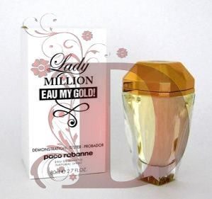 TESTER PACO RABANNE LADY MILLION EAU MY GOLD FOR WOMEN EDT 80ML